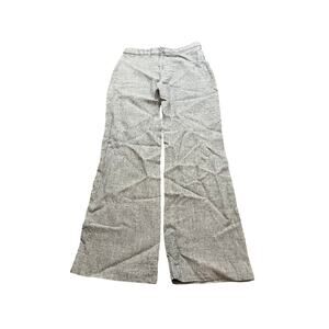 Michael Kors Made In Italy 100% Linen Pants Gray Womens Size 6 Lagenlook